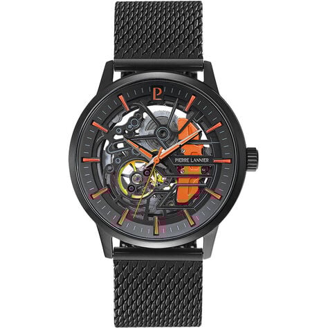 Montre Pierre Lannier Paddock Noir - Montres Homme | Histoire d&rsquo;Or