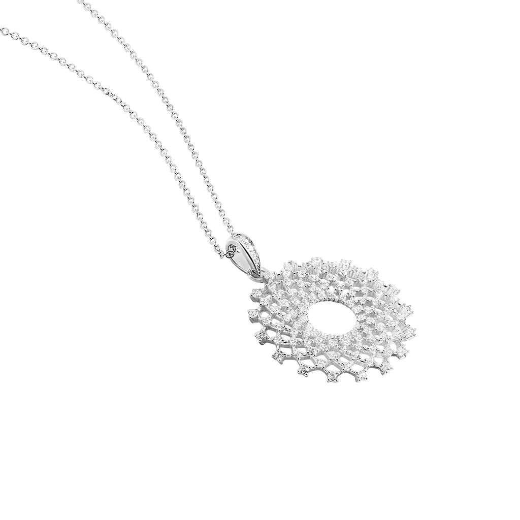 Collier Sunny Argent Blanc Oxyde De Zirconium - Colliers Femme | Histoire d&rsquo;Or