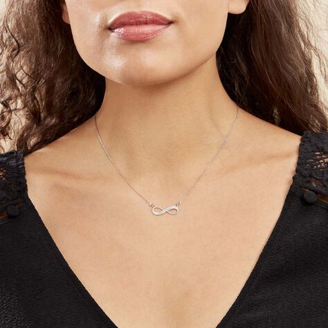Collier Argent Blanc Wandis - Colliers fantaisie Femme | Histoire d’Or