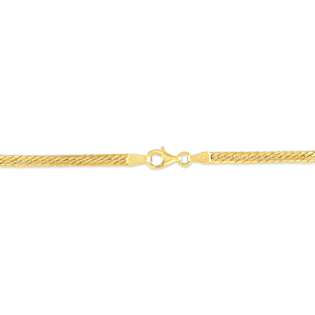 Bracelet Izel Maille Anglaise Or Jaune - Bracelets cha&icirc;ne Femme | Histoire d&rsquo;Or