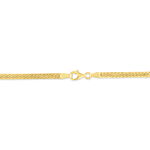 Bracelet Izel Maille Anglaise Or Jaune - Bracelets cha&icirc;ne Femme | Histoire d&rsquo;Or