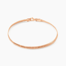 Bracelet Izel Maille Anglaise Or Rose - Bracelets chaîne Femme | Histoire d’Or