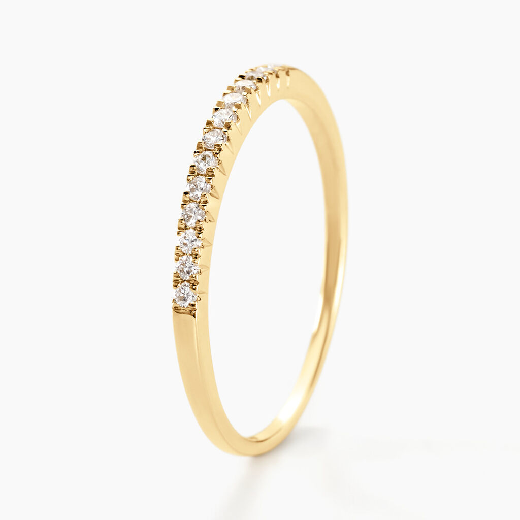 Alliance Pristina Or Jaune Diamant - Bijoux Femme | Histoire d&rsquo;Or