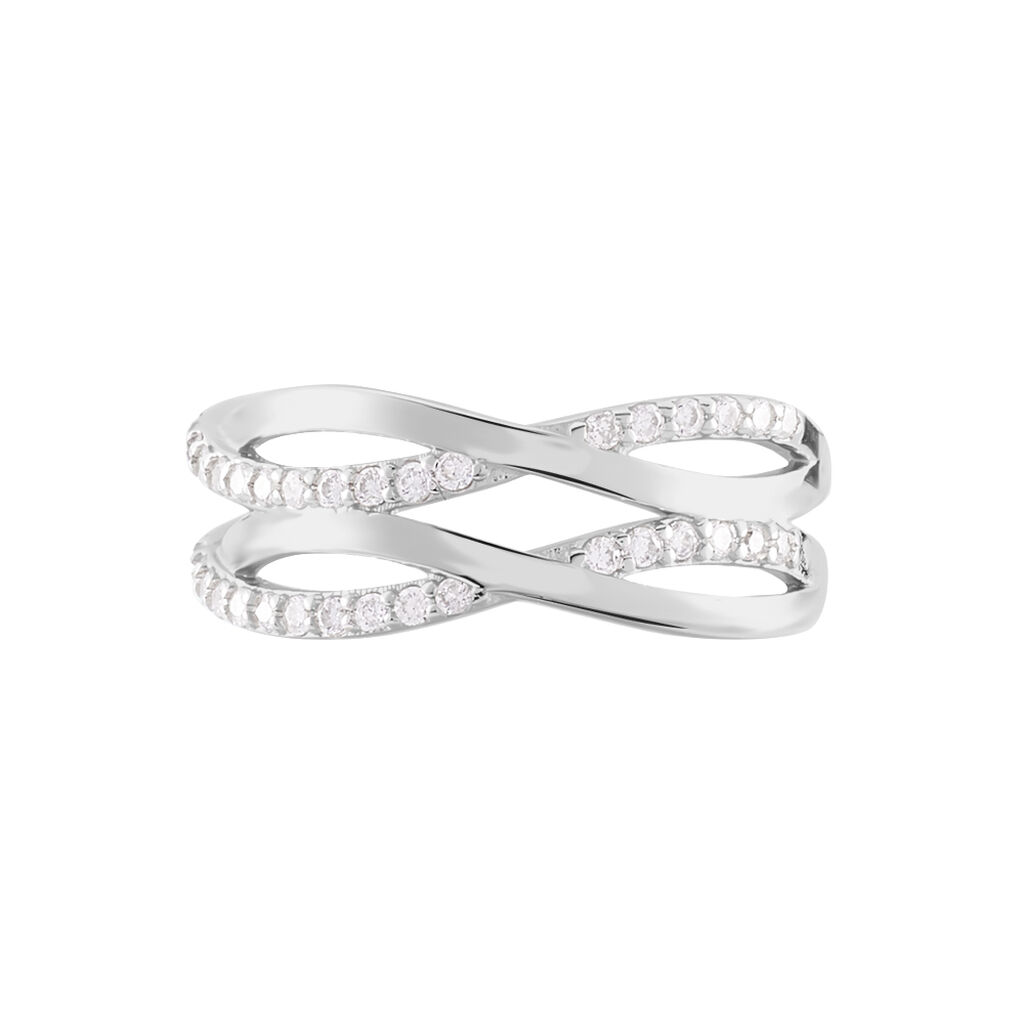 Bague Peronele Argent Blanc Oxyde De Zirconium -  Femme | Histoire d’Or