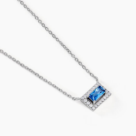 Collier Laurine Argent Blanc Oxyde De Zirconium - Colliers fantaisie Femme | Histoire d’Or