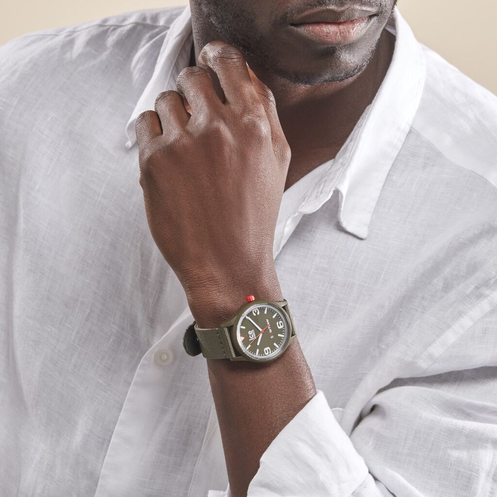 Montre Ice Watch Solar Power Kaki - Montres Famille | Histoire d’Or