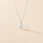 Collier Domitia Or Blanc Diamant - Colliers Femme | Histoire d&rsquo;Or