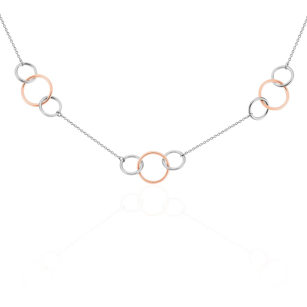 Collier Malha Argent Bicolore - Colliers fantaisie Femme | Histoire d&rsquo;Or