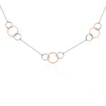 Collier Malha Argent Bicolore - Colliers fantaisie Femme | Histoire d&rsquo;Or