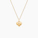 Pendentif Eudocie Coeur Mat Et Brillant Or Jaune - Pendentifs Femme | Histoire d’Or
