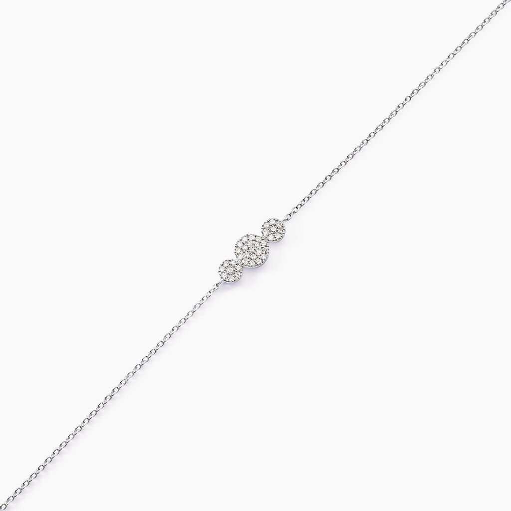 Bracelet Automne Or Blanc Diamant - Bracelets Femme | Histoire d’Or