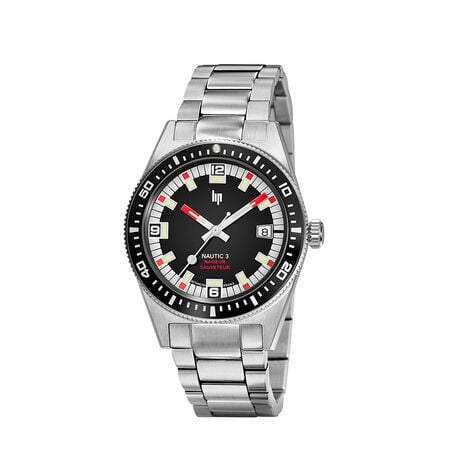 Montre Lip Nautic 3 Noir - Montres Homme | Histoire d&rsquo;Or