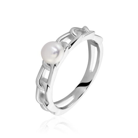 Bague Morgain Argent Perle De Culture - Bagues avec pierre Femme | Histoire d’Or