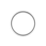 Bague Margalith Acier Blanc - Bagues fantaisie Homme | Histoire d&rsquo;Or