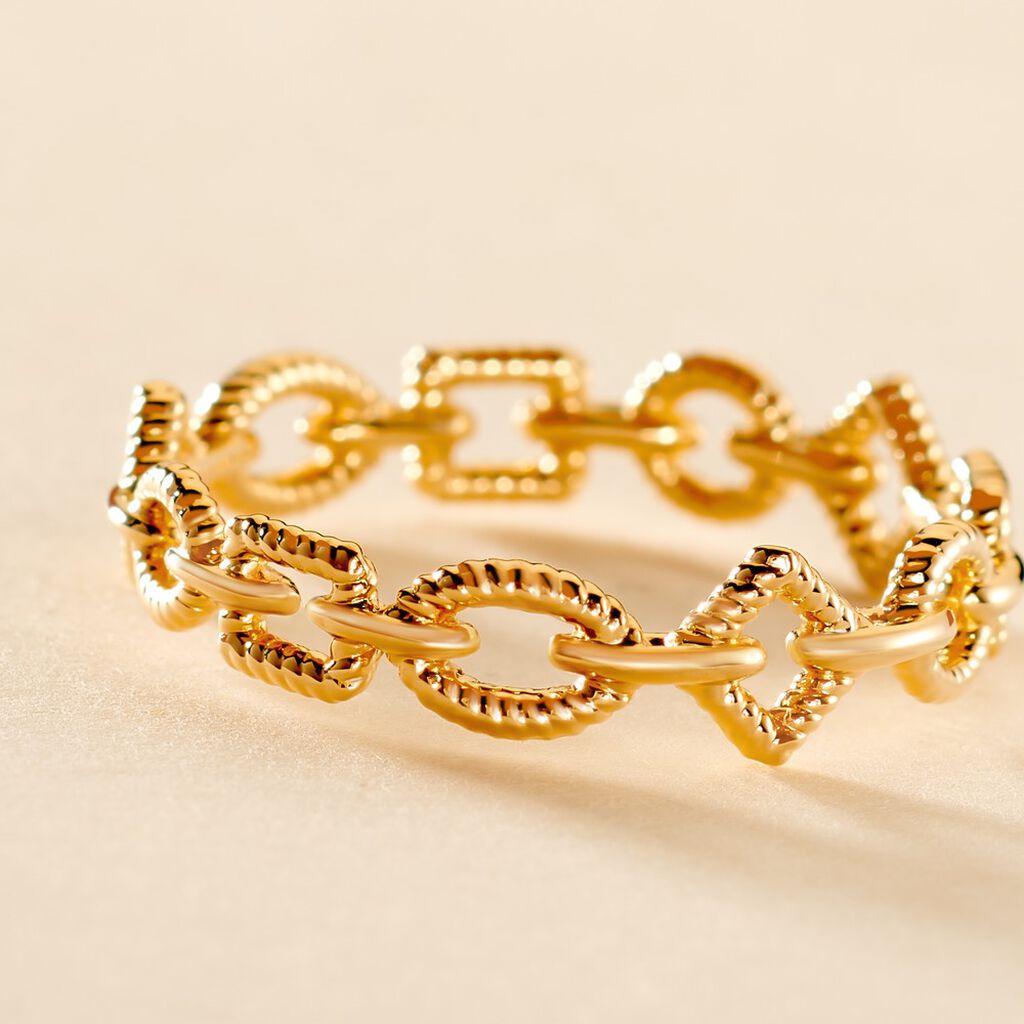 Bague Linka Plaqué Or Jaune - Bagues fantaisie Femme | Histoire d’Or