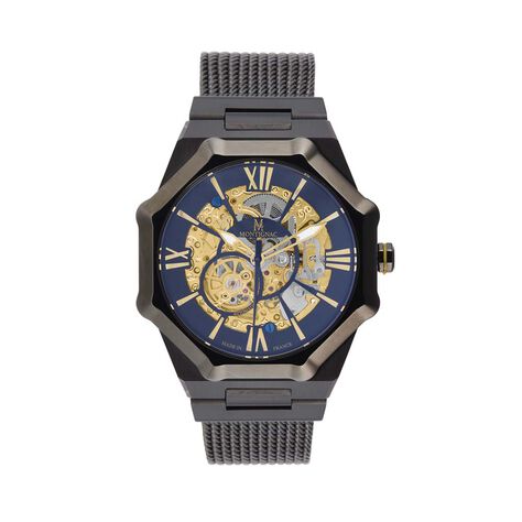 Montre Montignac Octogon Automatique Noir - Montres Homme | Histoire d’Or