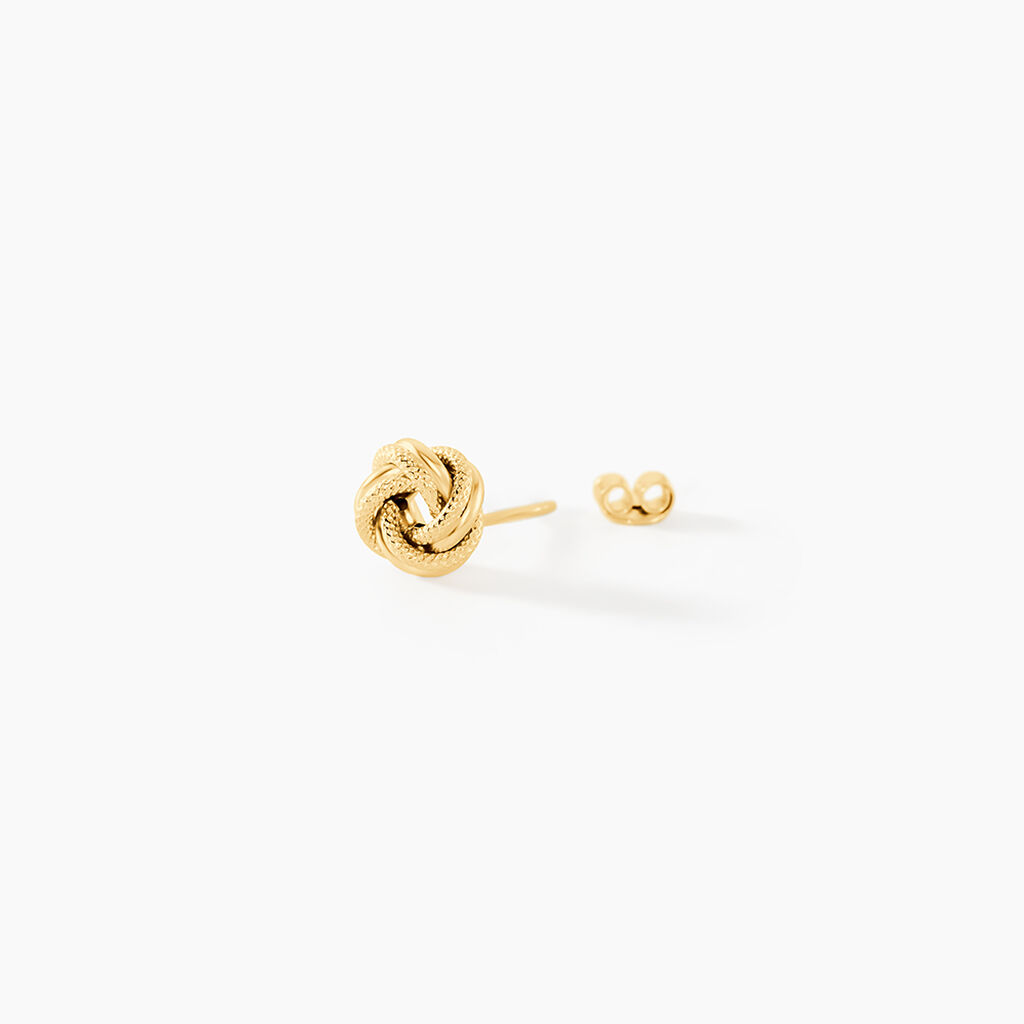 Boucles D'Oreilles Pendantes Fiore Or Jaune - Boucles d'oreilles pendantes Femme | Histoire d&rsquo;Or