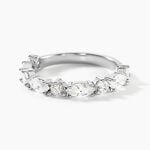 Bague Indira Argent Blanc Oxyde De Zirconium - Bagues avec pierre Femme | Histoire d&rsquo;Or