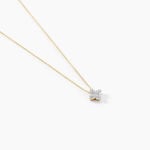 Collier Eclosion Precieuse Or Jaune Oxyde De Zirconium - Colliers Femme | Histoire d&rsquo;Or