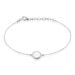 Bracelet Argent Blanc Paros - Bracelets Femme | Histoire d’Or