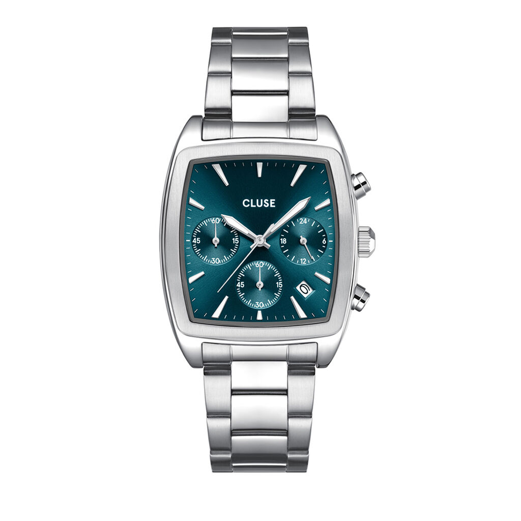 Montre Cluse Quartaut Chrono Bleu - Montres Homme | Histoire d’Or