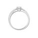 Bague Solitaire Stockholm Or Blanc Diamant Synthetique - Bagues solitaires Femme | Histoire d’Or