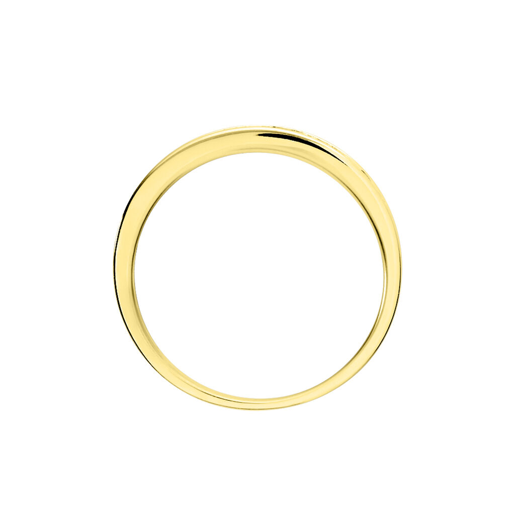 Bague Clemence Or Jaune Diamant - Bagues avec pierre Femme | Histoire d’Or