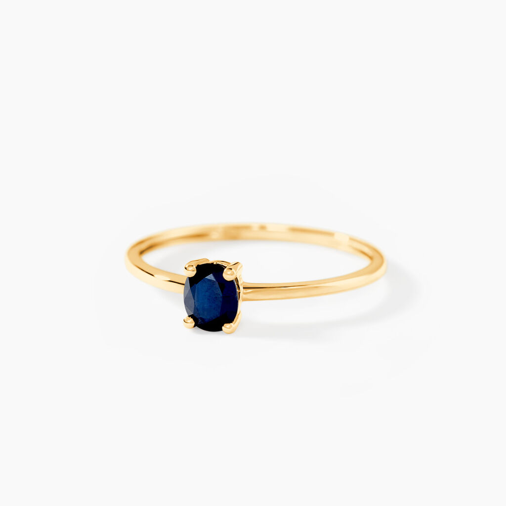 Bague Lily Or Jaune Saphir -  Femme | Histoire d&rsquo;Or
