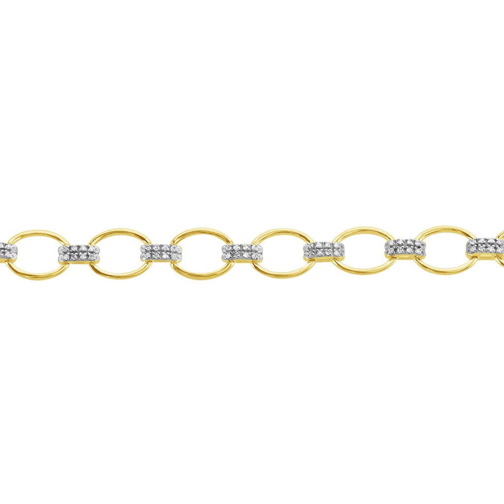 Bracelet Or Jaune Kayly Diamants - Bracelets Femme | Histoire d&rsquo;Or