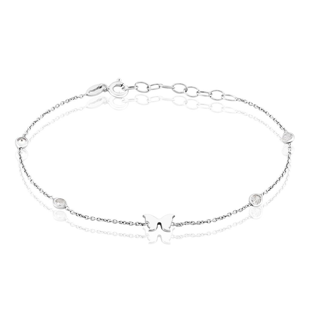 Bracelet Rana Argent Blanc Oxyde De Zirconium - Bracelets Femme | Histoire d&rsquo;Or