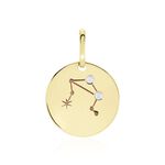 Pendentif Or Jaune Astraea Oxyde De Zirconium - Pendentifs Zodiaque Femme | Histoire d&rsquo;Or