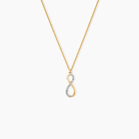 Collier Veronique Argent Dor&eacute; A L'Or 750/1000 - F&ecirc;te des m&egrave;res Femme | Histoire d&rsquo;Or