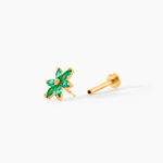 Piercing Cnut Or Jaune Oxyde De Zirconium - Piercings d'oreilles Femme | Histoire d&rsquo;Or