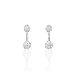 Bijoux D'oreilles Rosely Argent Blanc - Boucles d'oreilles fantaisie Femme | Histoire d’Or