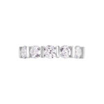 Bague Lyana Or Blanc Oxyde De Zirconium - Bagues avec pierre Femme | Histoire d&rsquo;Or