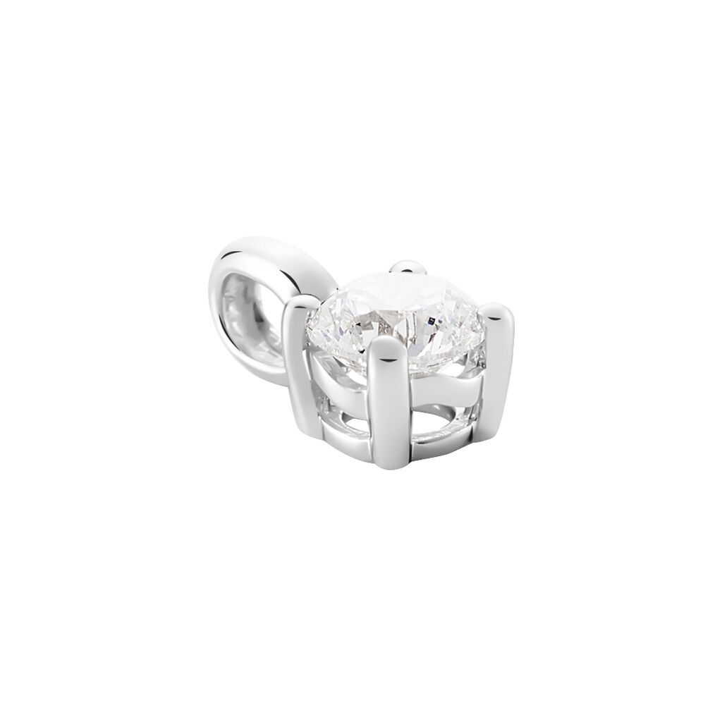 Pendentif Victoria Or Blanc Diamant - Pendentifs Femme | Histoire d&rsquo;Or