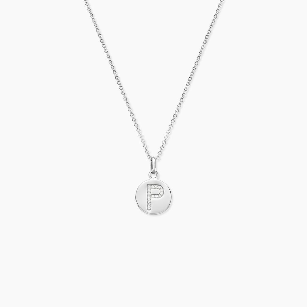 Collier Argent Eugenien Oxydes De Zirconium - Colliers fantaisie Femme | Histoire d’Or