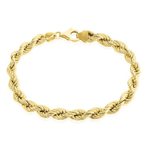 Bracelet Jerry Maille Corde Or Jaune - Bracelets chaîne Femme | Histoire d’Or