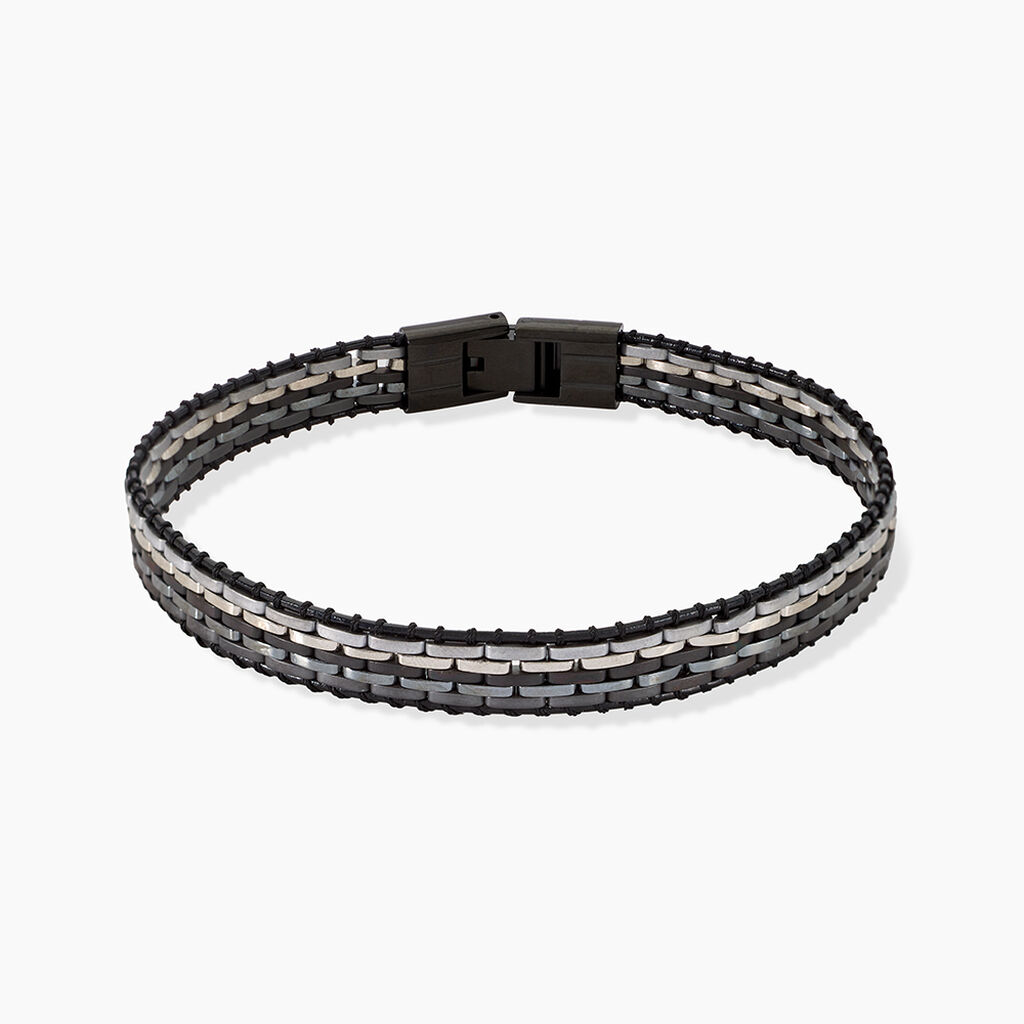 Bracelet Jourdan Orion Acier Noir - Nouveautés bijoux Homme | Histoire d’Or