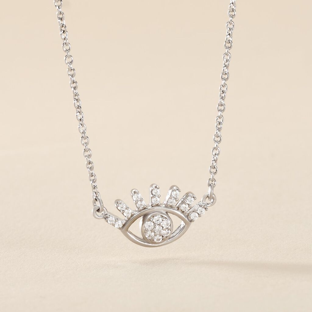 Collier Pauwel Argent Oxyde - Colliers fantaisie Femme | Histoire d&rsquo;Or