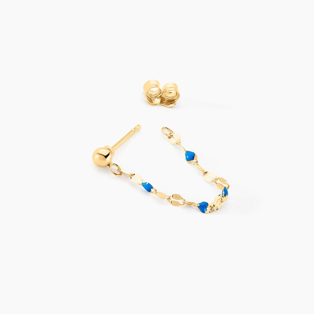 Boucles D'oreilles Pendantes Or Jaune Asteria - Boucles d'oreilles pendantes Femme | Histoire d’Or