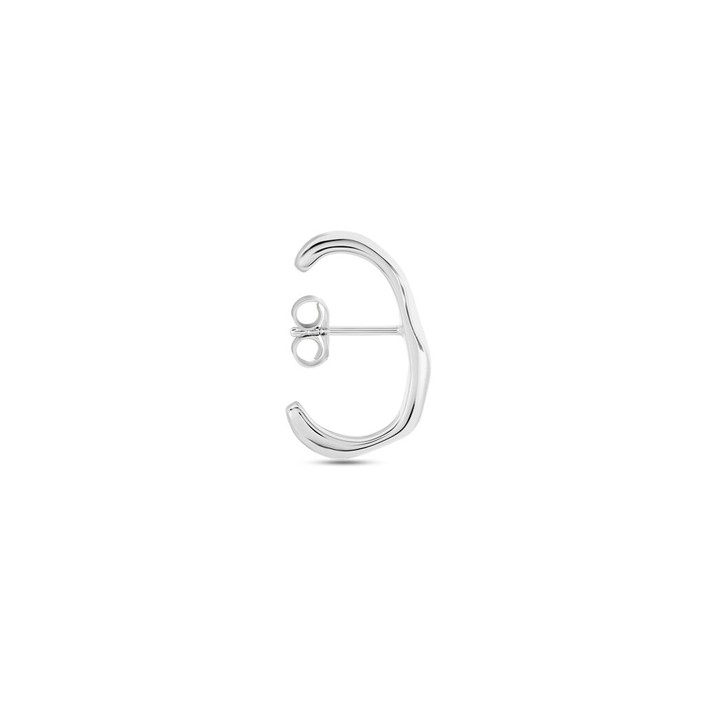 Bijou D'oreille Unitaire Volupte Argent Blanc - Boucles d'oreilles fantaisie Femme | Histoire d’Or