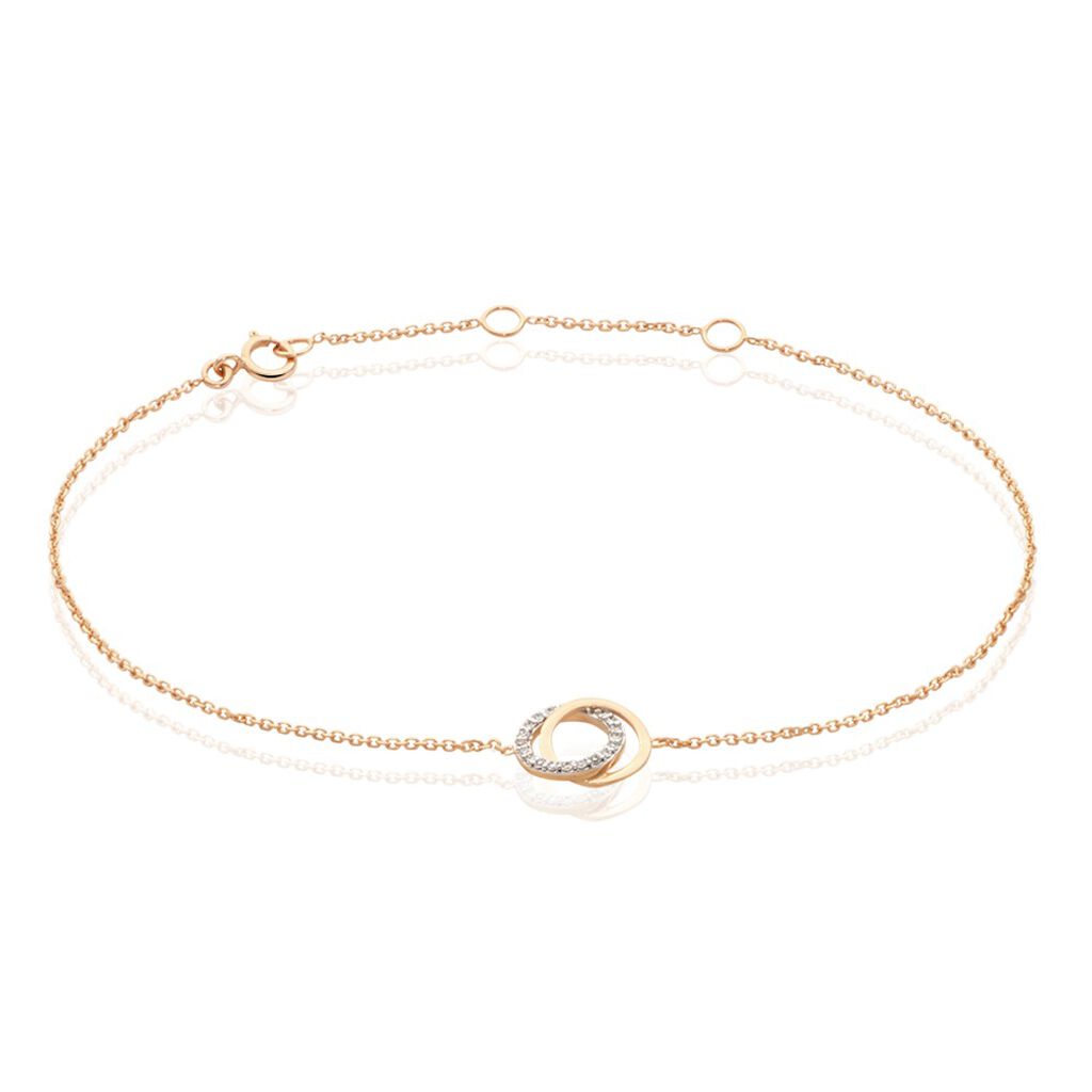 Bracelet Absolu Or Bicolore Diamant - Bracelets Femme | Histoire d&rsquo;Or