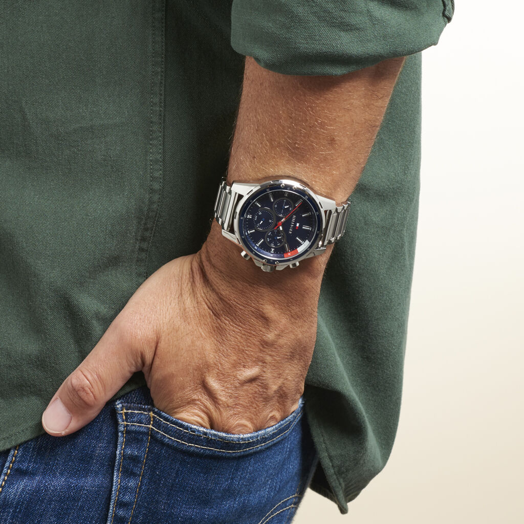 Montre Tommy Hilfiger Bleu - Montres Homme | Histoire d’Or