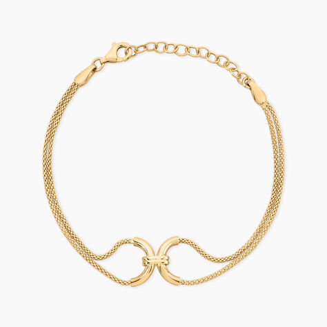 Bracelet Emiliane Argent Dor&eacute; A L'Or 750/1000 - Bijoux sans pierre Femme | Histoire d&rsquo;Or