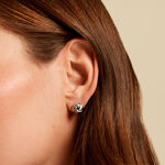 Boucles D'Oreilles Puces Orane Argent Blanc - Boucles d'oreilles fantaisie Femme | Histoire d&rsquo;Or
