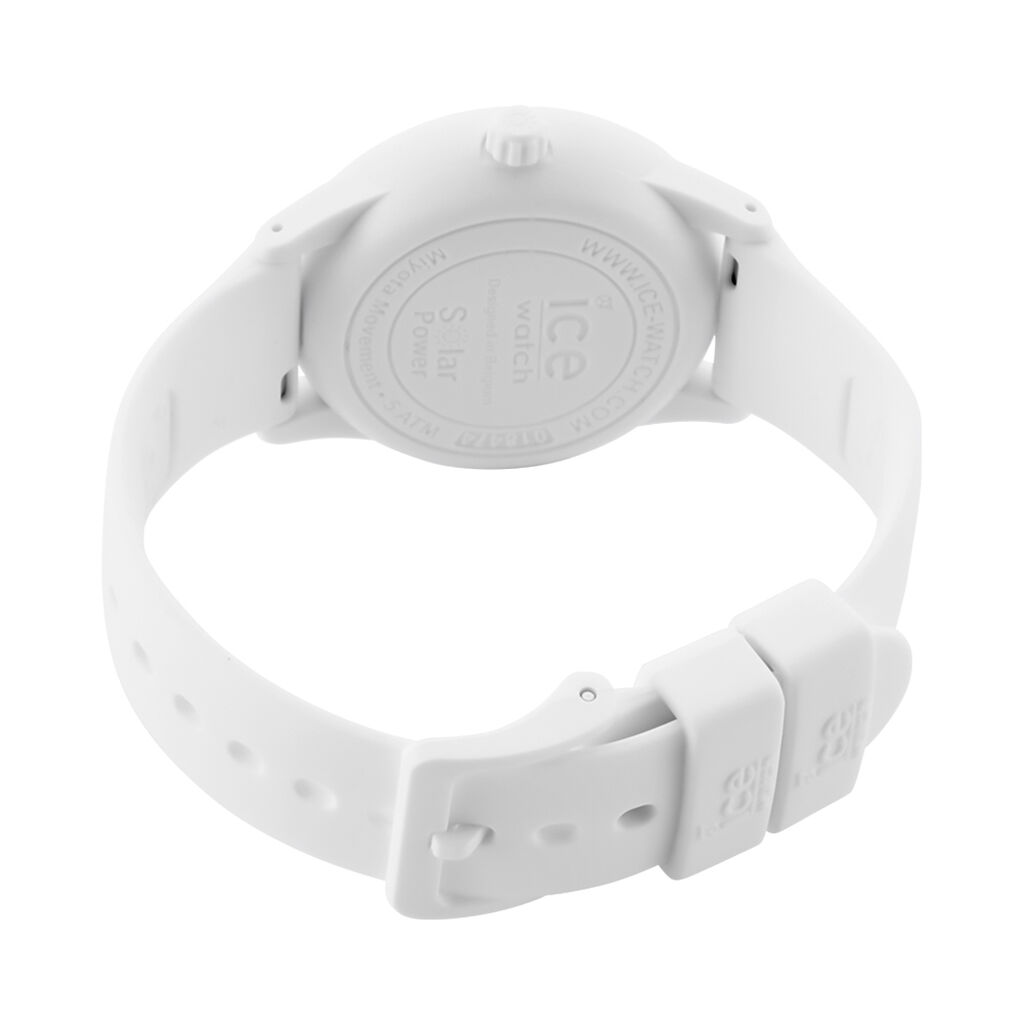 Montre Ice Watch Solar Power Blanc - Montres Famille | Histoire d’Or