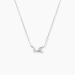 Collier Vega Argent Blanc Oxyde De Zirconium - Colliers Zodiaque Femme | Histoire d&rsquo;Or