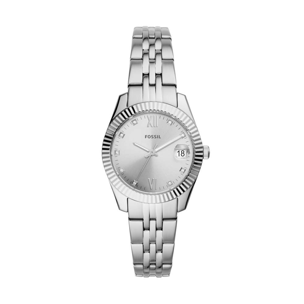 Montres Fossil ES4897 Acier Clip Blanc Ronde - HIMFBQF0P00 • Histoire d'Or