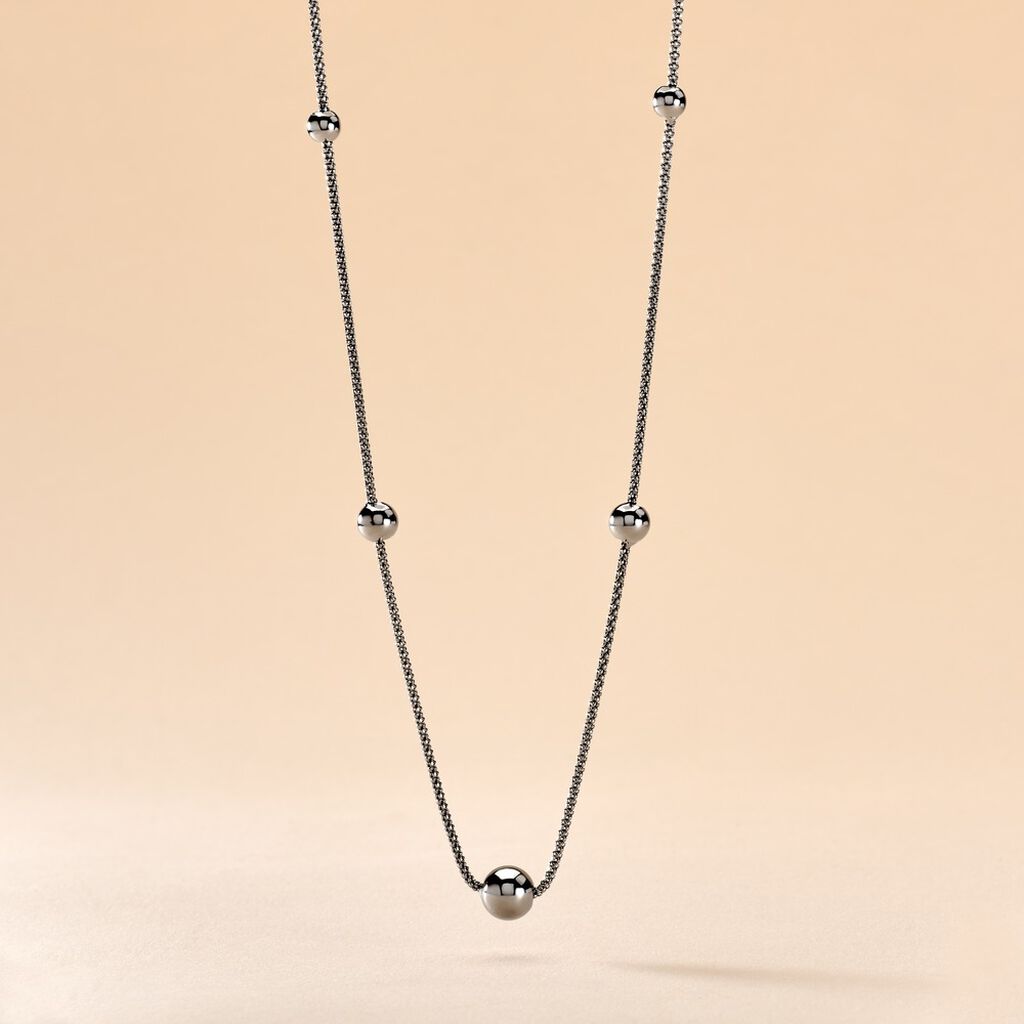 Collier Catarina Argent Blanc - Colliers fantaisie Femme | Histoire d&rsquo;Or